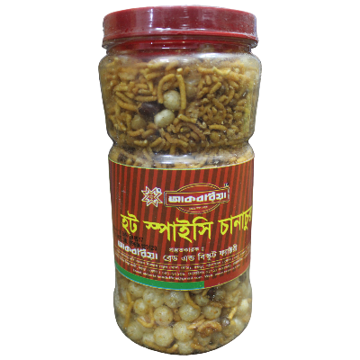 Hot spicy Chanachur 350gm (হট স্পাইসি চানাচুর ৩৫০গ্রাম)
